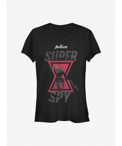 Marvel Black Widow Super Spy Girls T-Shirt $6.57 T-Shirts