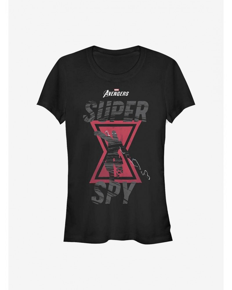 Marvel Black Widow Super Spy Girls T-Shirt $6.57 T-Shirts