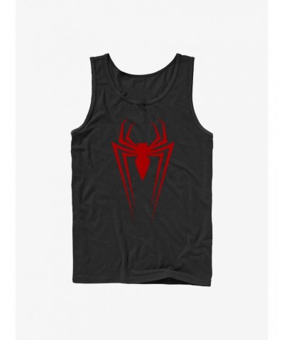 Marvel Spider-Man Long Spider Logo Tank $6.37 Tanks