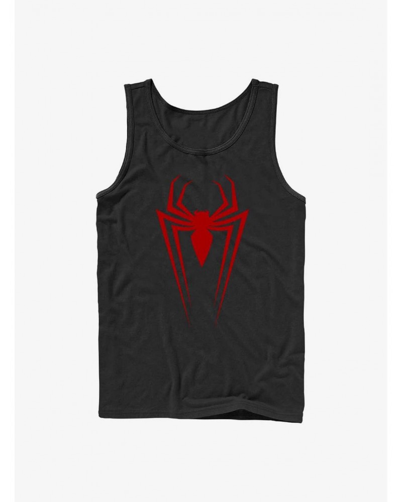 Marvel Spider-Man Long Spider Logo Tank $6.37 Tanks