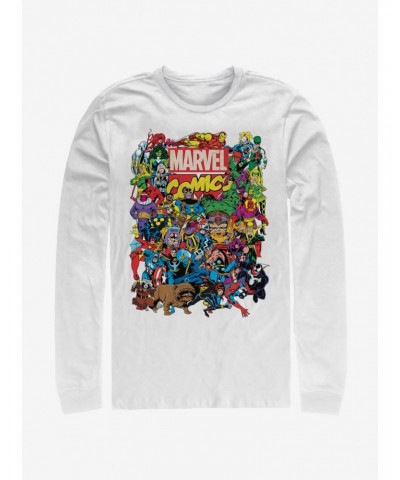 Marvel Entire Cast Long-Sleeve T-Shirt $13.16 T-Shirts