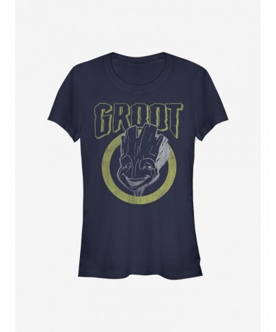 Marvel Guardians Of The Galaxy Grunge Groot Girls T-Shirt $7.17 T-Shirts