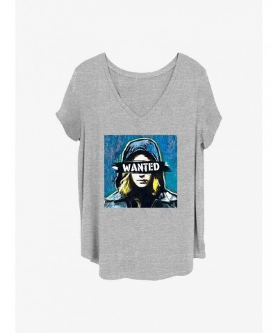 Marvel The Falcon and the Winter Soldier Wanted Girls T-Shirt Plus Size $7.63 T-Shirts