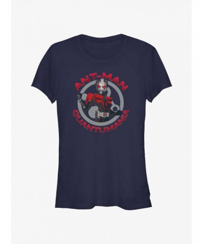 Marvel Ant-Man and the Wasp: Quantumania Ant-Man Symbol Girls T-Shirt $6.57 T-Shirts