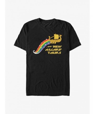 Marvel Thor: Love And Thunder Rainbow Tours T-Shirt $8.60 T-Shirts