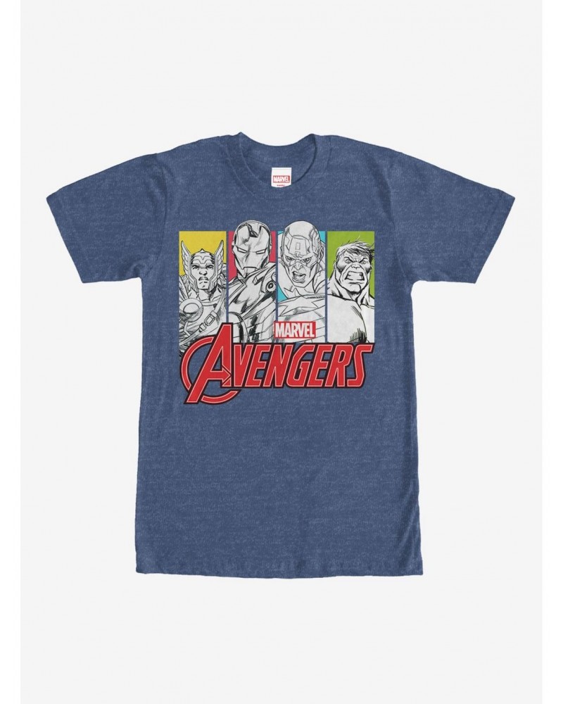 Marvel Avengers Panels T-Shirt $6.88 T-Shirts