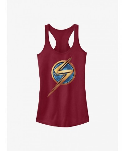 Marvel Ms. Marvel Logo Icon Girls Tank $6.97 Tanks