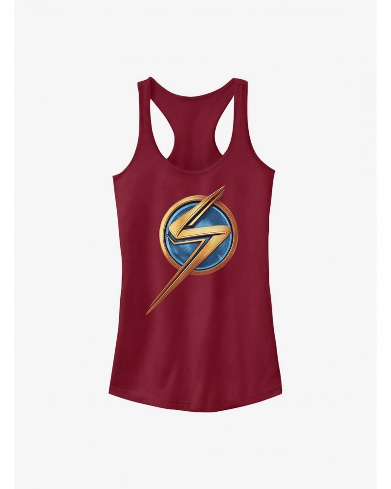 Marvel Ms. Marvel Logo Icon Girls Tank $6.97 Tanks