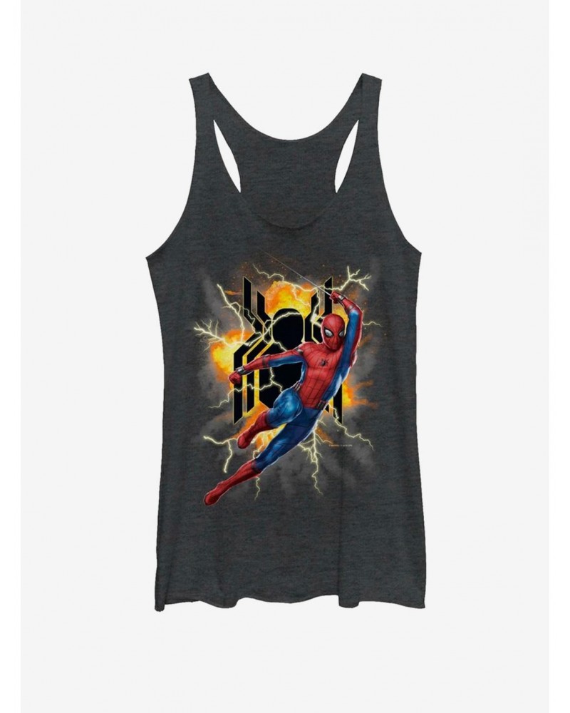 Marvel Spider-Man Far From Home Exploding Spider Girls Tank $9.12 Tanks