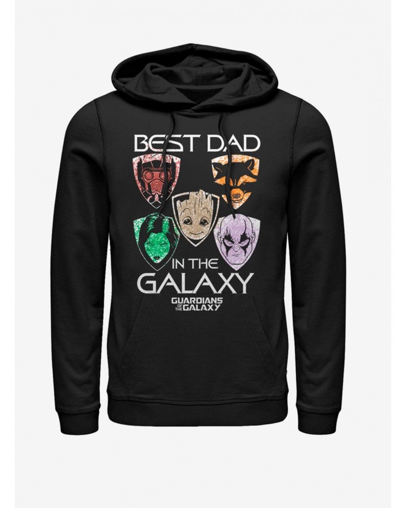 Marvel Guardians of the Galaxy Best Galaxy Dad Hoodie $15.45 Hoodies