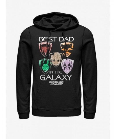 Marvel Guardians of the Galaxy Best Galaxy Dad Hoodie $15.45 Hoodies