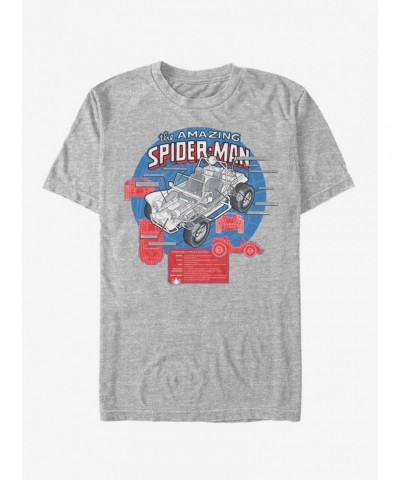 Marvel Spider-Man Amazing Spider-Mobile T-Shirt $7.46 T-Shirts