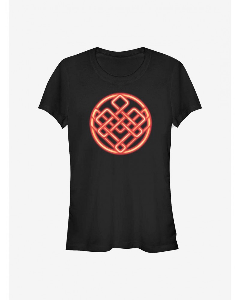 Marvel Shang-Chi And The Legend Of The Ten Rings Symbol Girls T-Shirt $9.96 T-Shirts