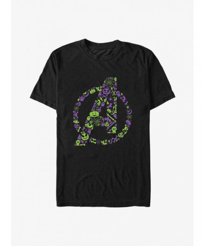 Marvel Avengers Spooky Logo T-Shirt $9.18 T-Shirts