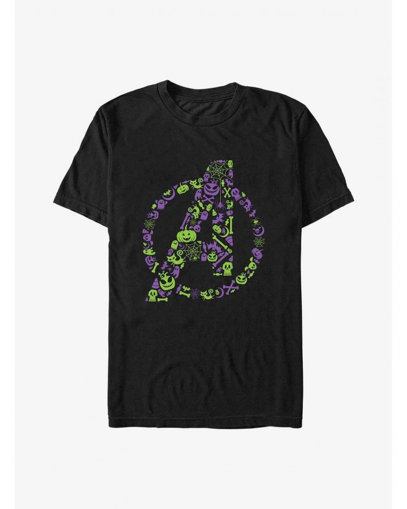 Marvel Avengers Spooky Logo T-Shirt $9.18 T-Shirts