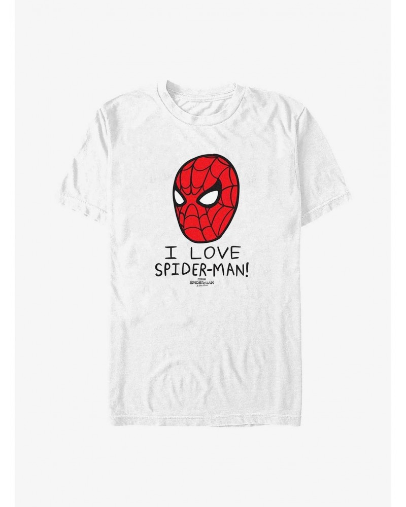 Marvel Spider-Man I Love Spider-Man Big & Tall T-Shirt $9.81 T-Shirts