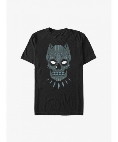 Marvel Black Panther Sugar Skull Mask T-Shirt $6.31 T-Shirts