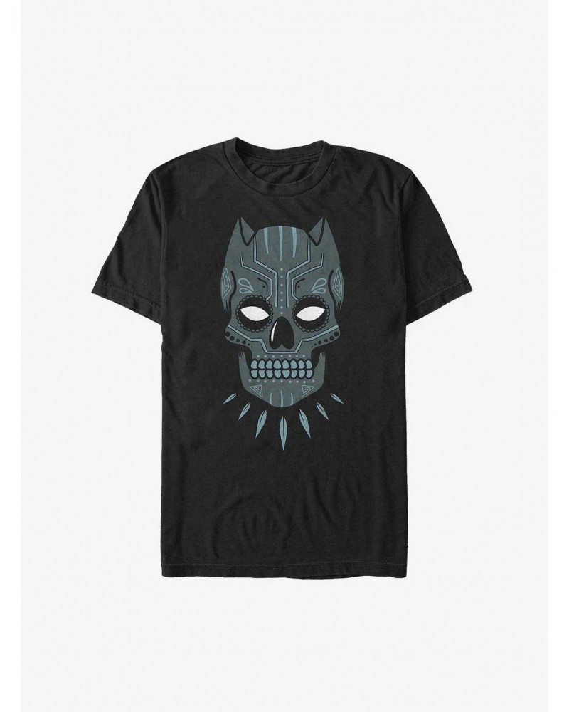 Marvel Black Panther Sugar Skull Mask T-Shirt $6.31 T-Shirts