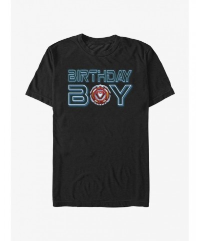 Marvel Iron Badge Birthday T-Shirt $6.12 T-Shirts