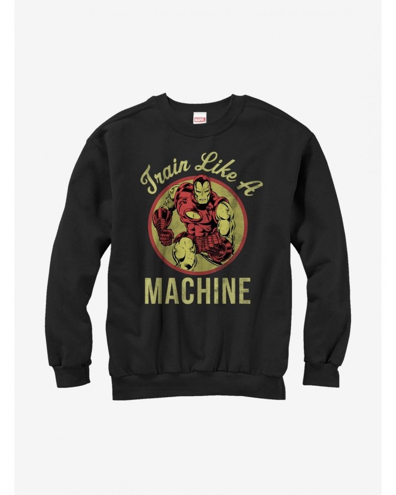 Marvel Iron Man Train Like a Machine Girls Sweatshirt $9.45 Sweatshirts