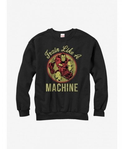 Marvel Iron Man Train Like a Machine Girls Sweatshirt $9.45 Sweatshirts