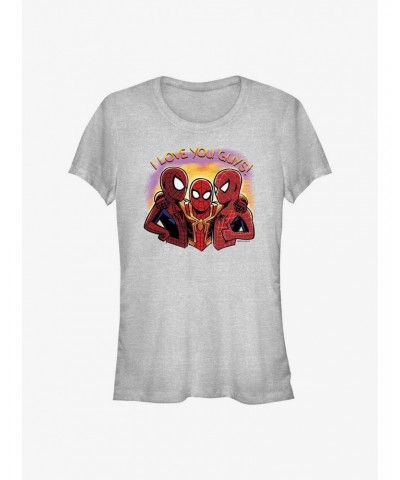 Marvel Spider-Man: No Way Home Love You Guys Girls T-Shirt $5.98 T-Shirts