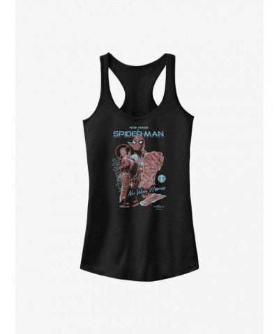 Marvel Spider-Man: No Way Home Peter Parker Is Girls Tank $8.17 Tanks