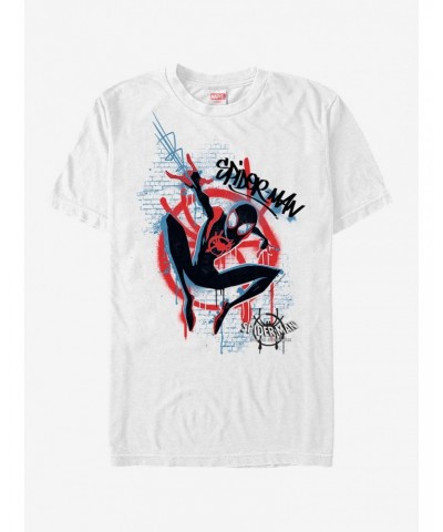 Marvel Spider-Man Spider-Verse Graffiti Spider T-Shirt $5.93 T-Shirts