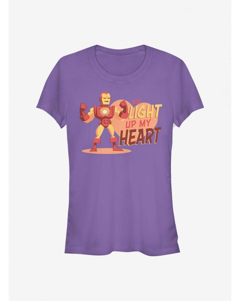 Marvel Iron Man Iron Heart Girls T-Shirt $7.97 T-Shirts