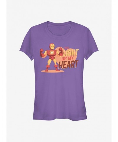 Marvel Iron Man Iron Heart Girls T-Shirt $7.97 T-Shirts