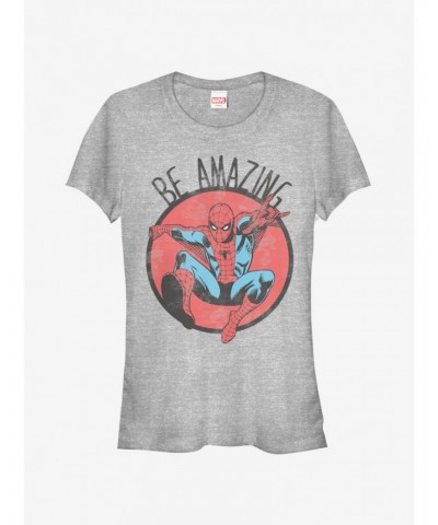 Marvel Spider-Man Be Amazing Girls T-Shirt $9.16 T-Shirts