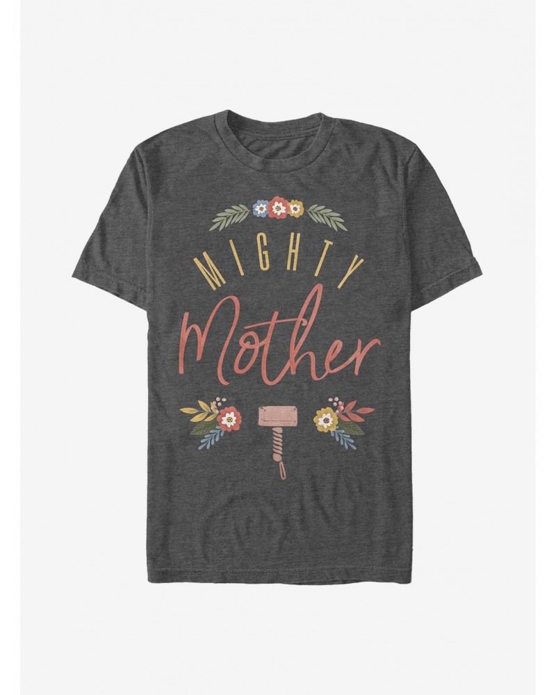 Marvel Thor Might Mother Floral T-Shirt $9.37 T-Shirts