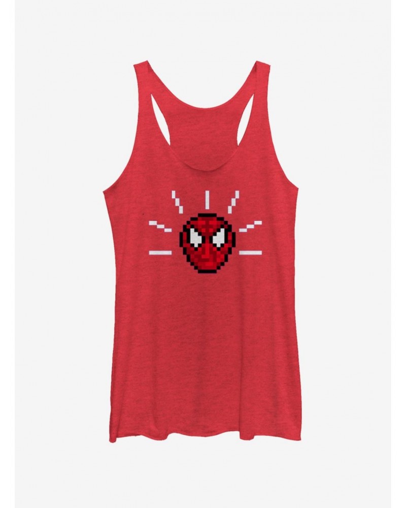 Marvel Spider-Man Pixel Spidey Sense Girls Tank $6.42 Tanks