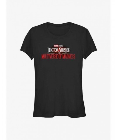 Marvel Doctor Strange In The Multiverse Of Madness Logo Girls T-Shirt $7.37 T-Shirts