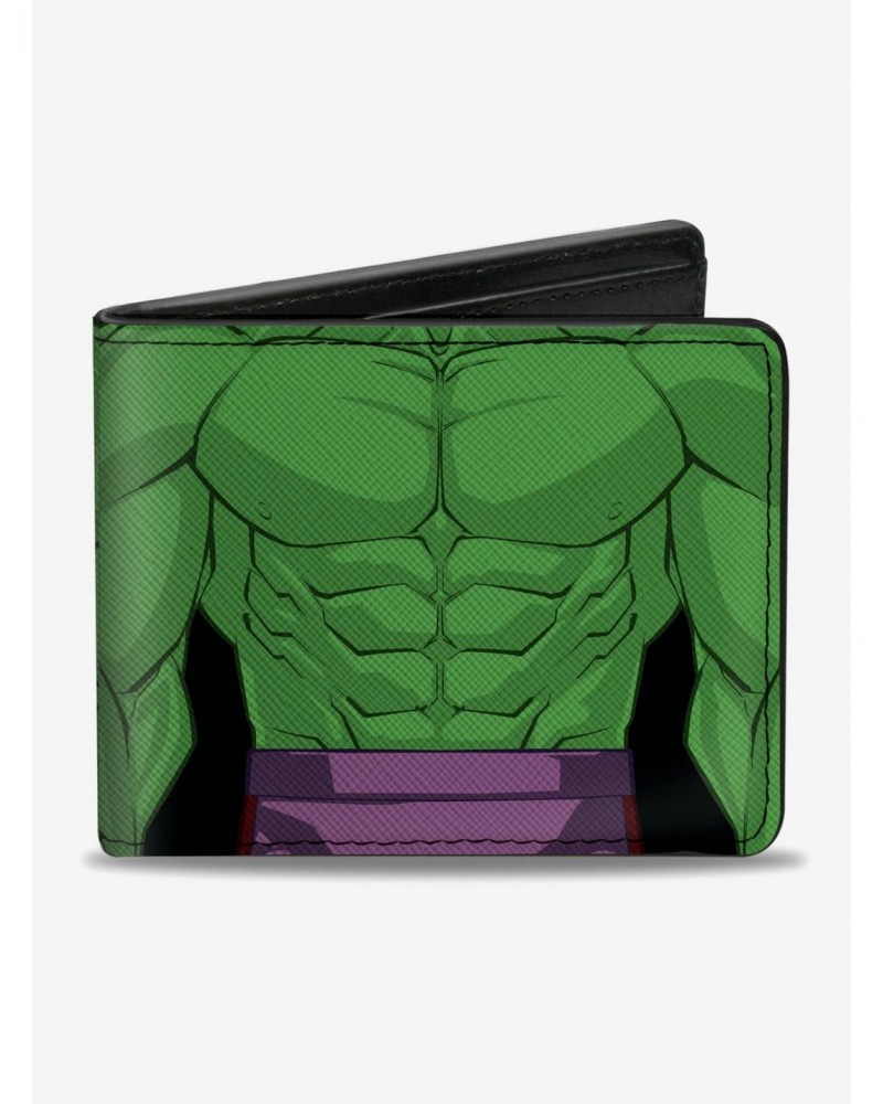 Marvel Hulk Close Up Chest And Back Bifold Wallet $6.90 Wallets