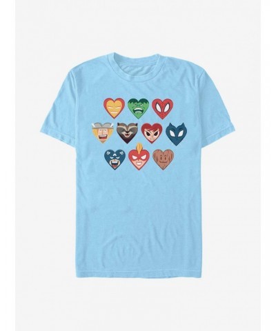 Marvel Avengers Hero Hearts T-Shirt $9.18 T-Shirts