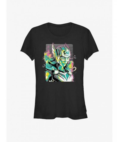 Marvel Thor: Love and Thunder Female Thor Pastel Girls T-Shirt $6.37 T-Shirts