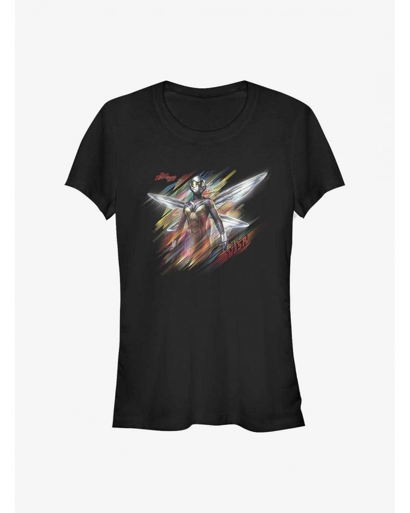 Marvel Ant-Man Wasp Stripes Girls T-Shirt $6.97 T-Shirts