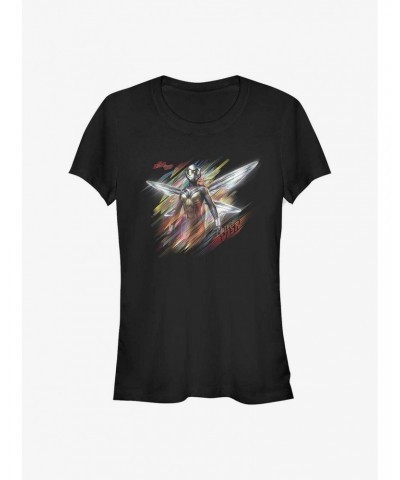 Marvel Ant-Man Wasp Stripes Girls T-Shirt $6.97 T-Shirts