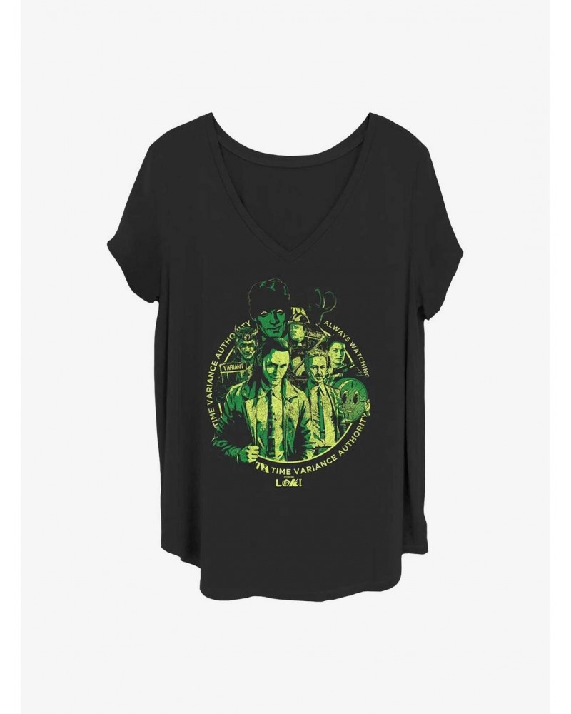 Marvel Loki Agents Of Time Girls T-Shirt Plus Size $11.10 T-Shirts