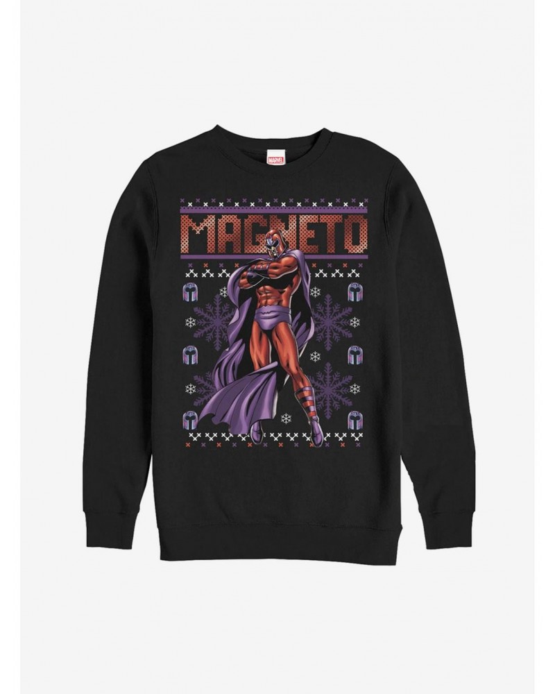 Marvel X-Men Magneto Ugly Christmas Sweater Sweatshirt $9.74 Sweatshirts