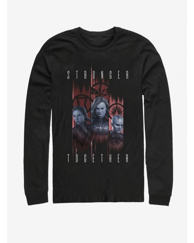 Marvel Avengers: Endgame Stronger Trio Long-Sleeve T-Shirt $8.16 T-Shirts