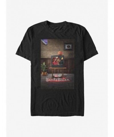 Extra Soft Marvel WandaVision WV Poster 90's T-Shirt $8.55 T-Shirts