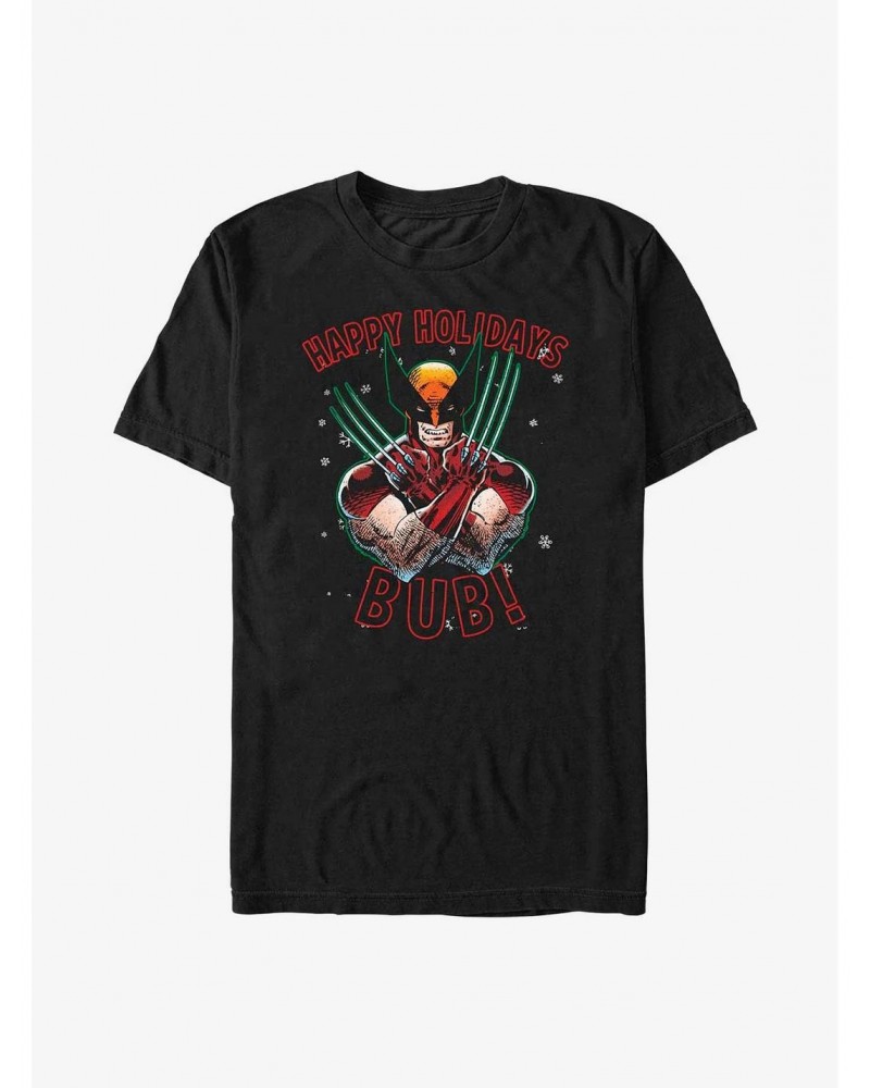 Marvel X-Men Wolverine Holidays T-Shirt $7.27 T-Shirts