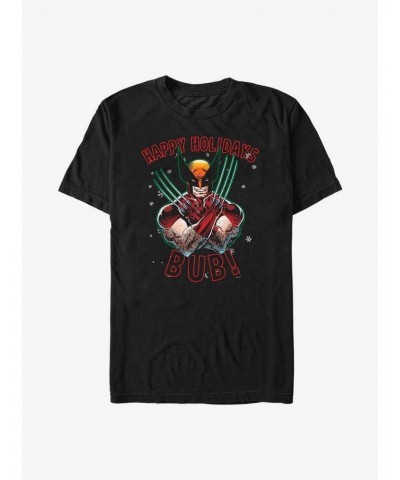 Marvel X-Men Wolverine Holidays T-Shirt $7.27 T-Shirts