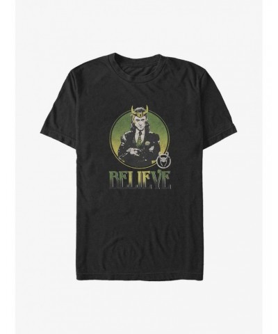 Marvel Loki Believe Badge Big & Tall T-Shirt $11.72 T-Shirts