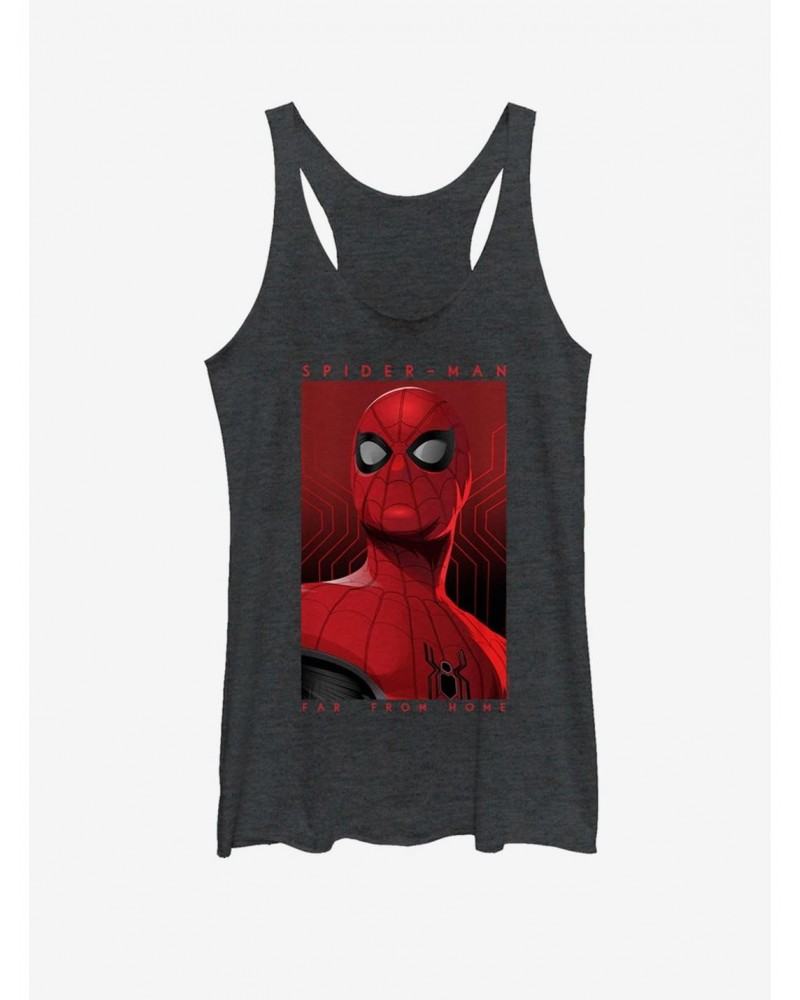 Marvel Spider-Man Far From Home Posterized Spidey Girls Tank $9.74 Tanks