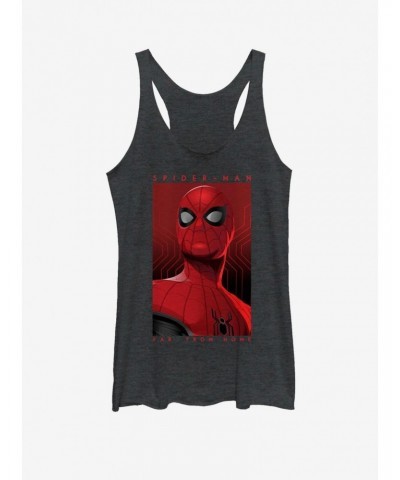 Marvel Spider-Man Far From Home Posterized Spidey Girls Tank $9.74 Tanks