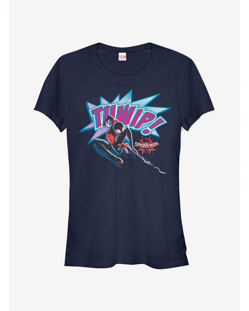 Marvel Spider-Man: Into The Spider-Verse Thwip Spider Girls T-Shirt $9.16 T-Shirts