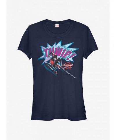 Marvel Spider-Man: Into The Spider-Verse Thwip Spider Girls T-Shirt $9.16 T-Shirts